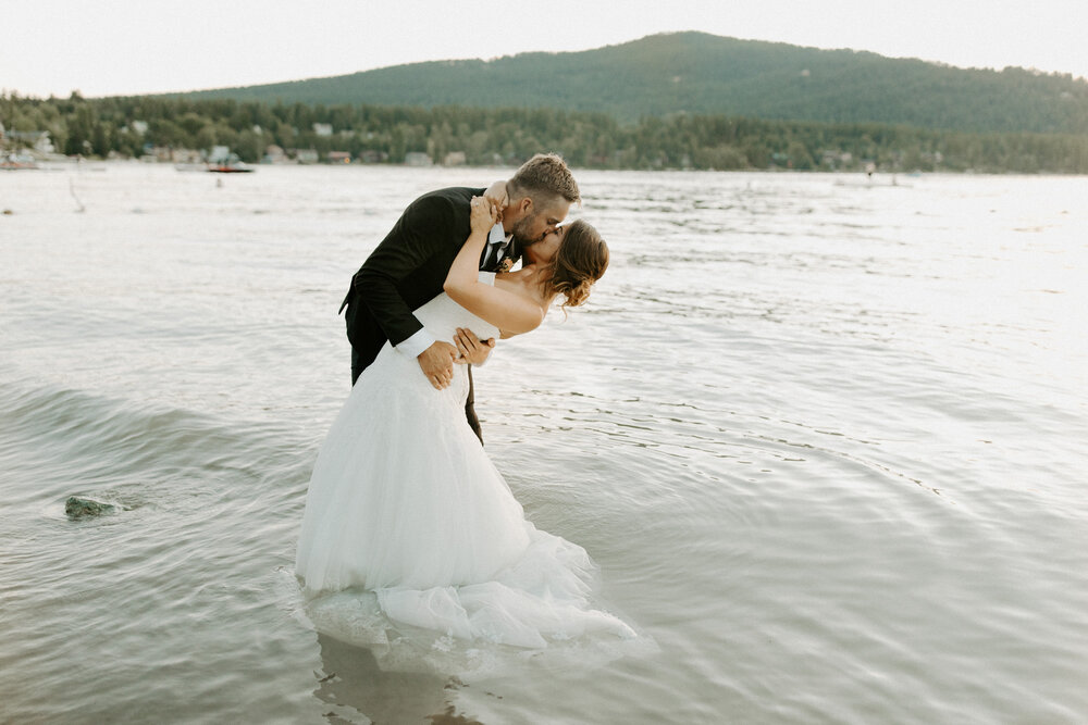 Wedding at Cypress Yard in Whitefish, Montana | Victoria + Andrew