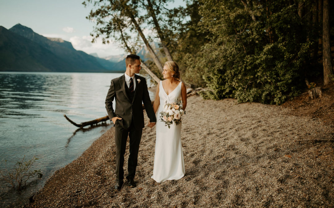 Lake McDonald Wedding Photos | Tyler + Paige