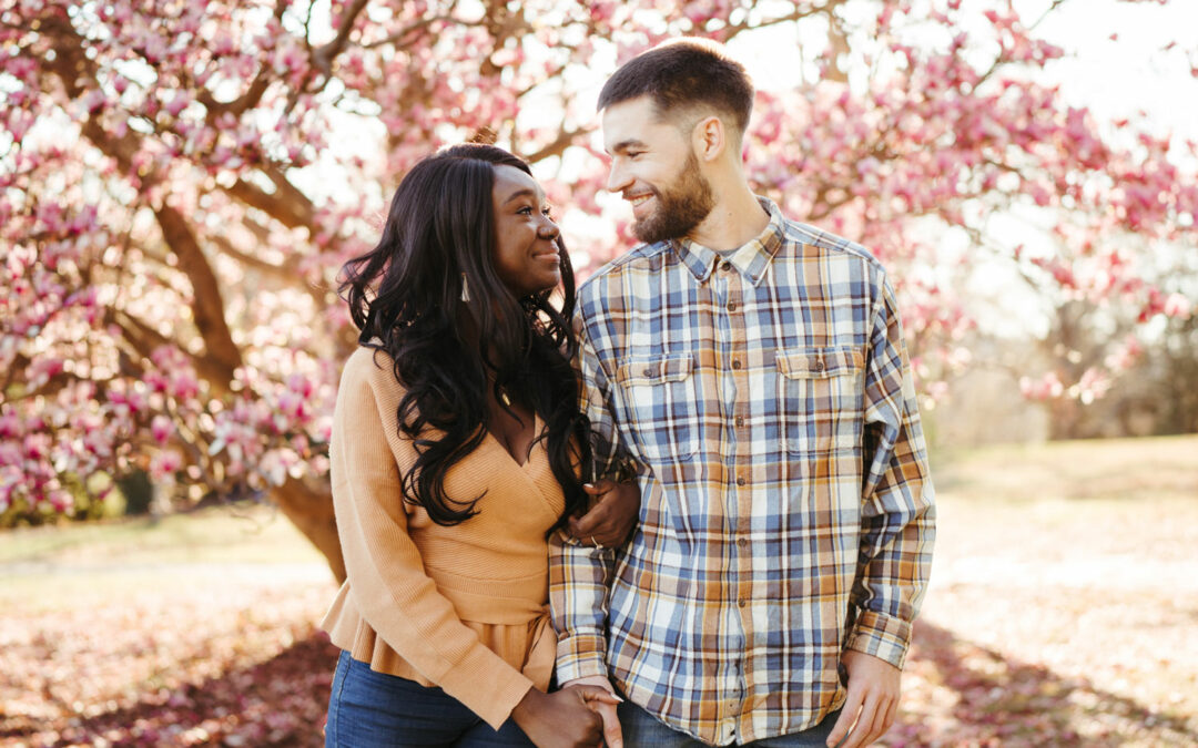 Spring Engagement Photos at Maymont Park in Richmond